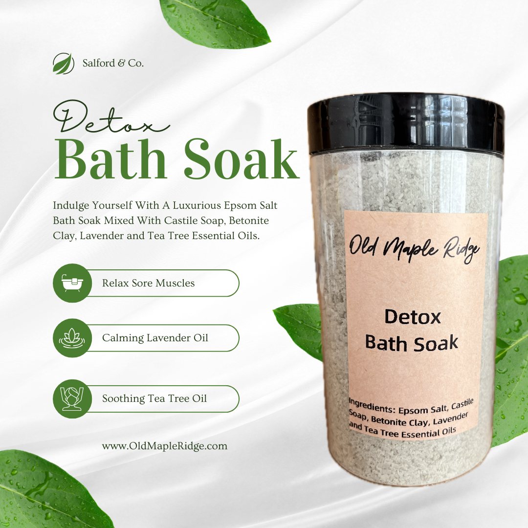 tea tree and lavender bath Detox Bath Soak – Old Maple Ridge